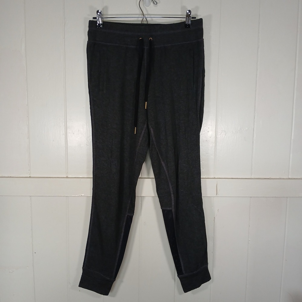 Alala Jogger‎ Sweatpants Womens Medium Gray Mesh Panel Drawstring Athleisure